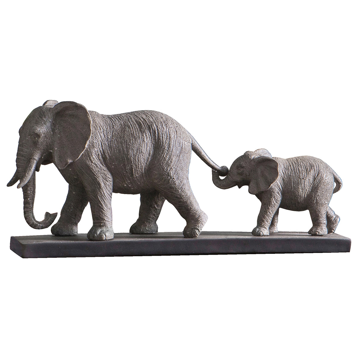 Sharga Grey Elephant Plaque Ornament