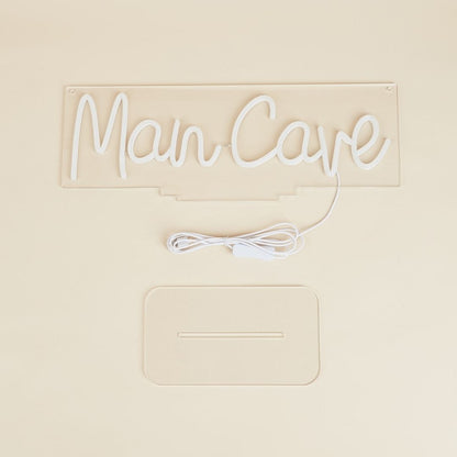 Man Cave White LED Neon Sign