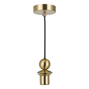 1-Light Satin Brass Suspension E27