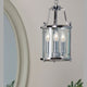 Syble 3 Light Chrome and Glass Pendant Ceiling Light