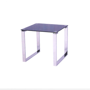 Twinkle Black Sparkle Glass End Table