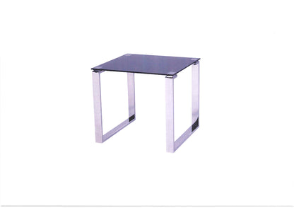 Twinkle Black Sparkle Glass End Table