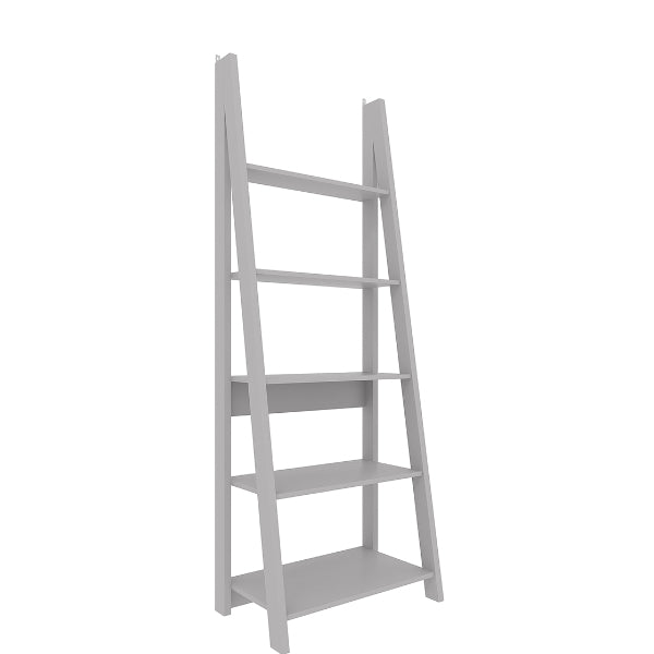 Tiva Grey Ladder Bookcase