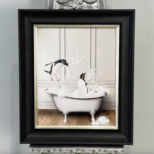 Penguin Tub 50x40 Wall Art