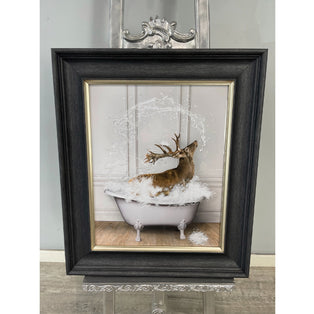 SMALL DEER TUB 50X40 WALL ART
