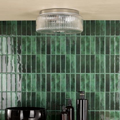 Twyman 3-Light Polished Chrome IP44 Flush Ceiling Light