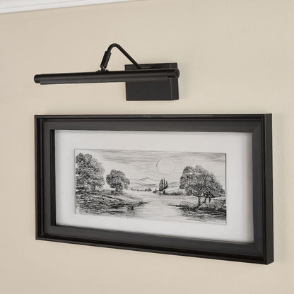 Tyrus Satin Black 35Cm LED Picture Light
