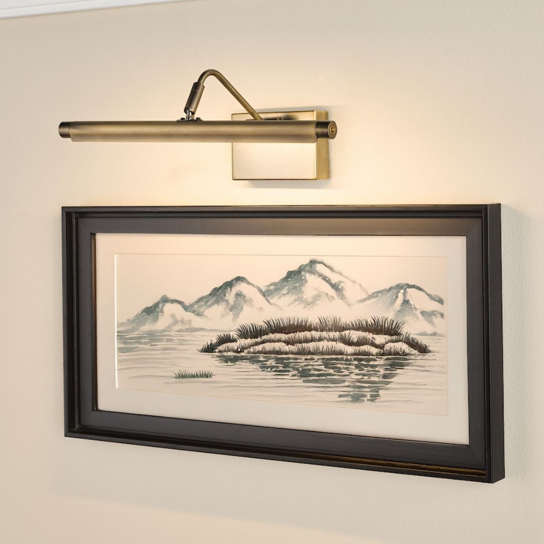 Tyrus Brushed Bronze 35Cm LED Picture Light