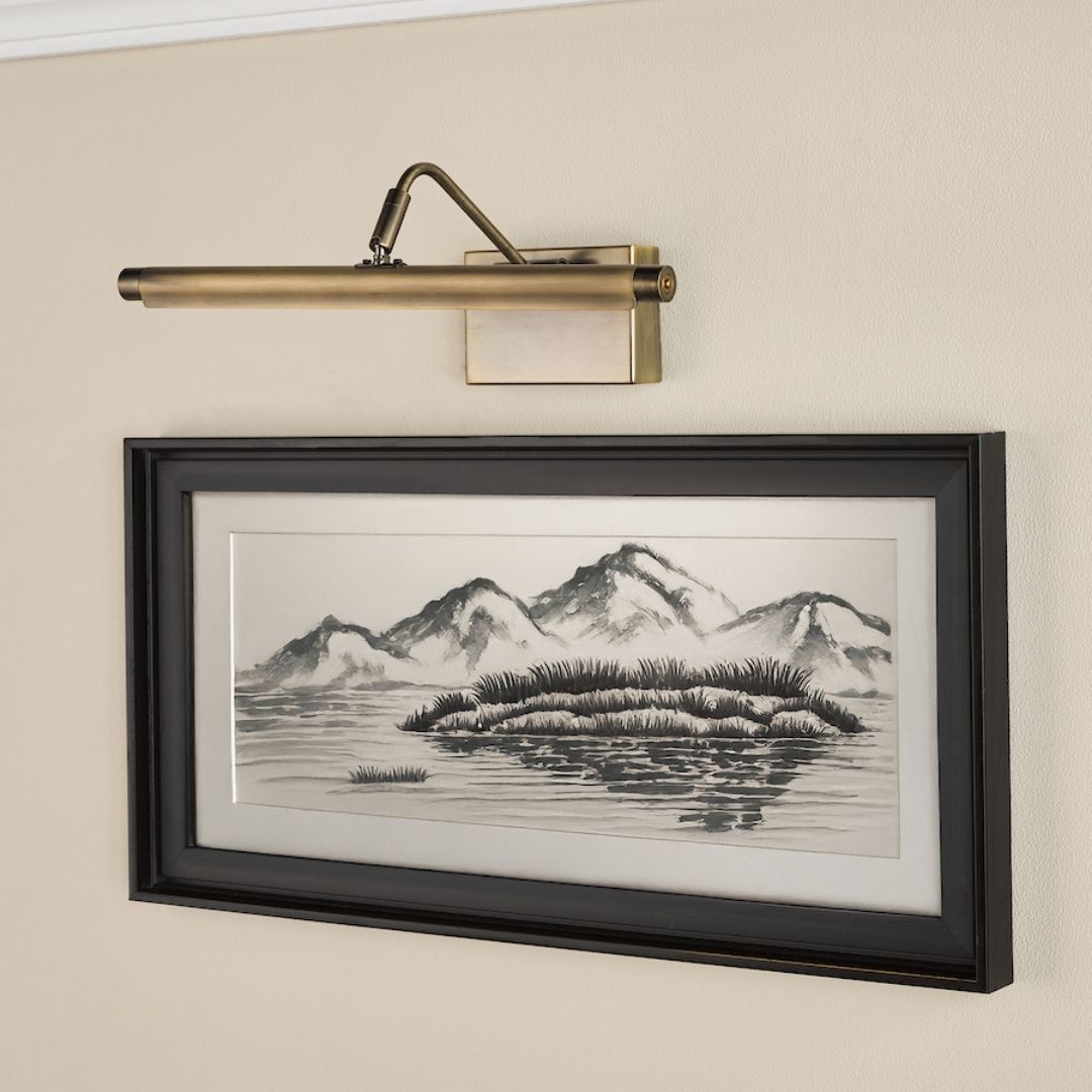 Tyrus Brushed Bronze 35Cm LED Picture Light