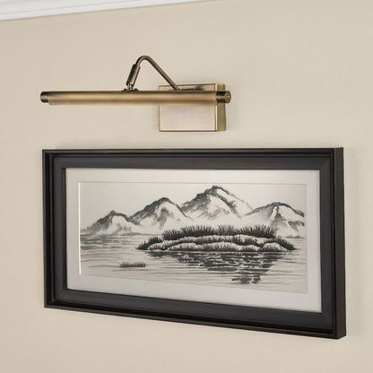 Tyrus Brushed Bronze 35Cm LED Picture Light