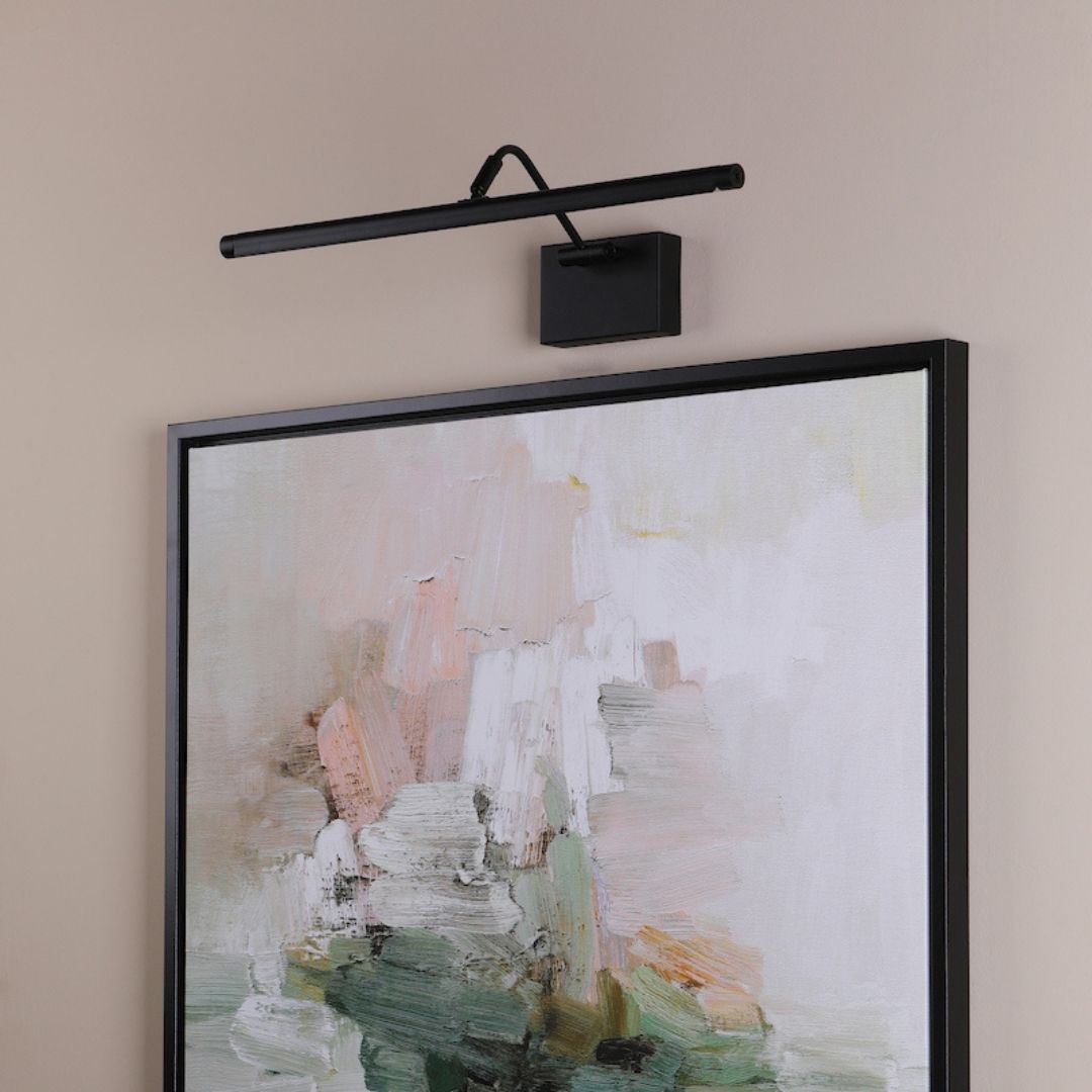 Tyrus Satin Black 50Cm LED Picture Light