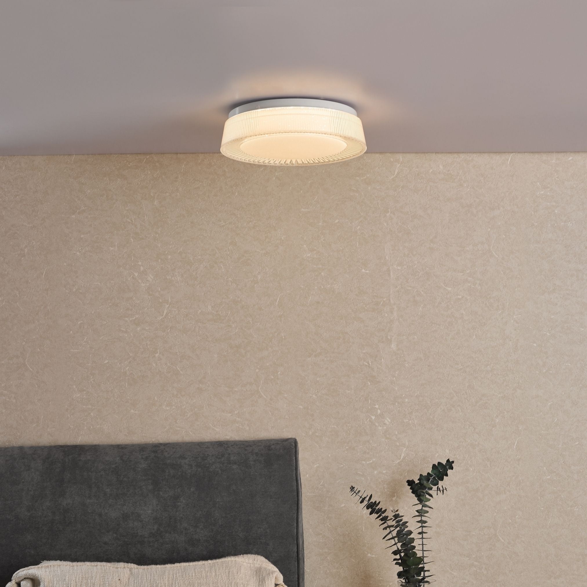 Ceiling Lighting Small Led Udell Acrylic LED Flush Ceiling Light Small – Pagazzi