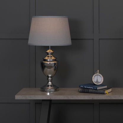Giona Large Polished Chrome Table Lamp