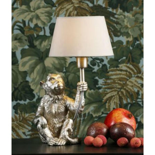 Zira Silver Monkey Table Lamp