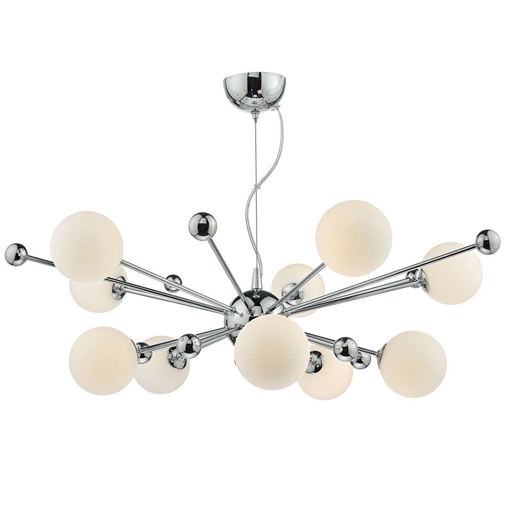 Ursa 10 Light Ceiling Light Polished Chrome