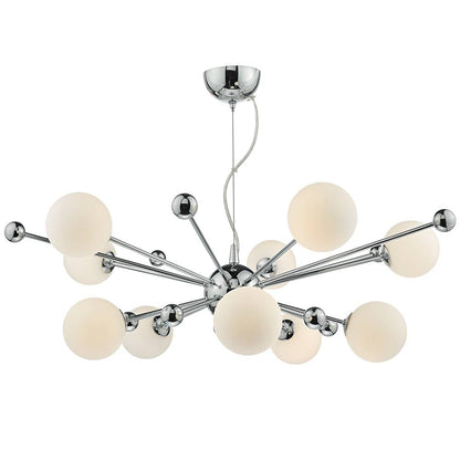 Ursa 10 Light Ceiling Light Polished Chrome