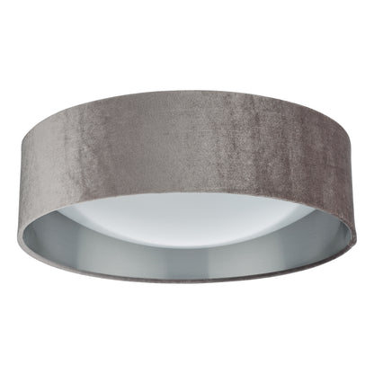 Viera Mink & Silver Flush Ceiling Light