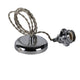 Vintage Pendant Lamp Holder Polished Chrome