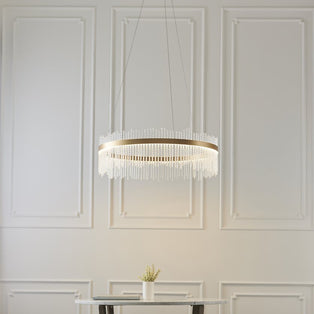 Virbrook Large Gold LED Pendant Ceiling Light