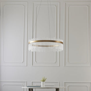 Virbrook Large Gold LED Pendant Ceiling Light