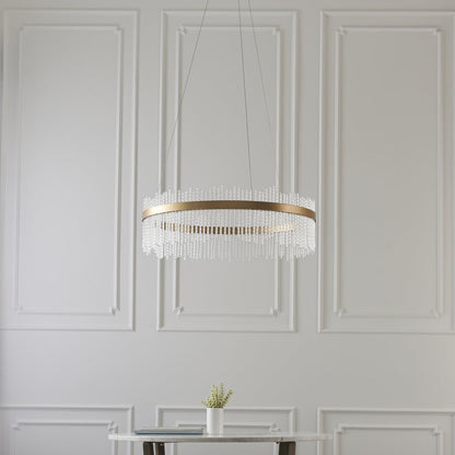 Virbrook Large Gold LED Pendant Ceiling Light