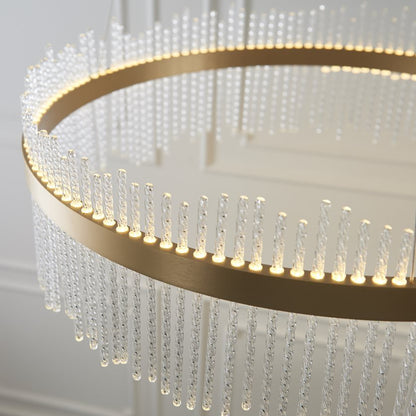 Virbrook Large Gold LED Pendant Ceiling Light