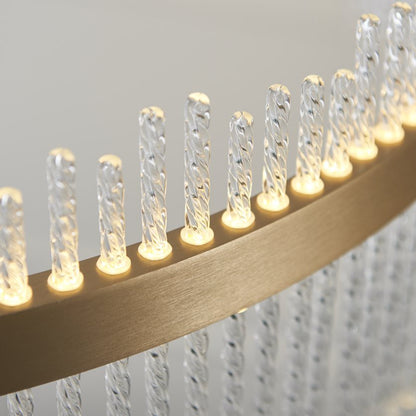 Virbrook Large Gold LED Pendant Ceiling Light