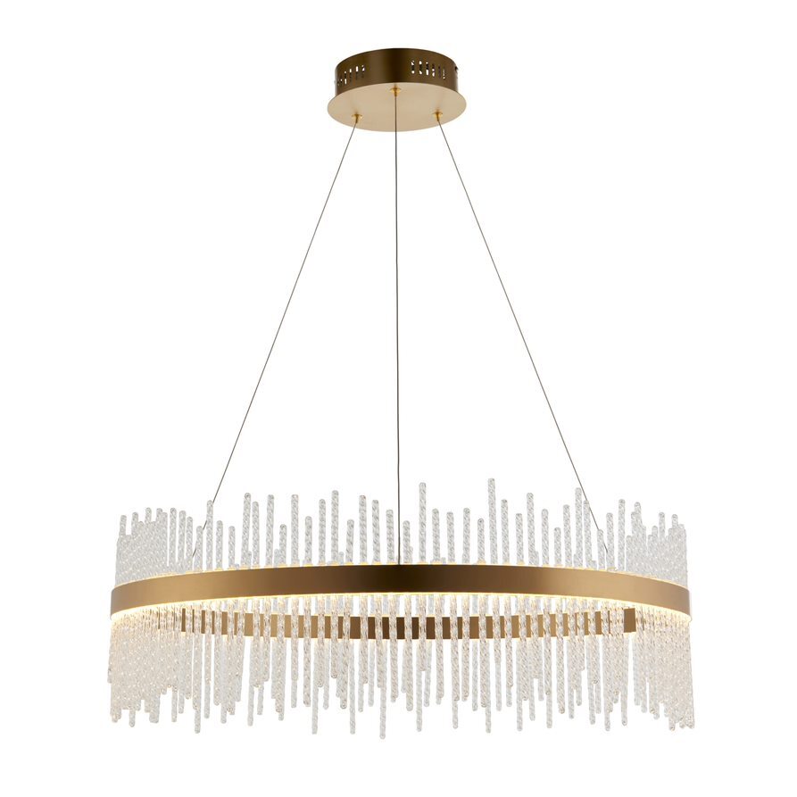 Virbrook Large Gold LED Pendant Ceiling Light