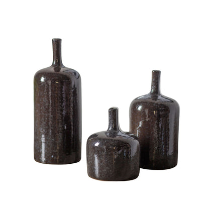 Vormark Set of 3 Ornaments in Dark Brown