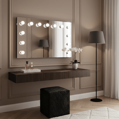 PRE ORDER FOR THE END OF AUGUST - Nicole Hollywood Mirror Wall Mounted 100x60cm