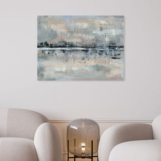 Distant Reflections Abstract Art Wall Canvas