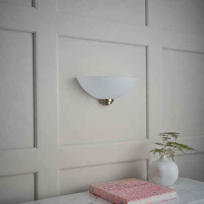 Welles Wall Light Antique Brass