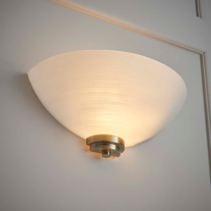 Welles Wall Light Antique Brass