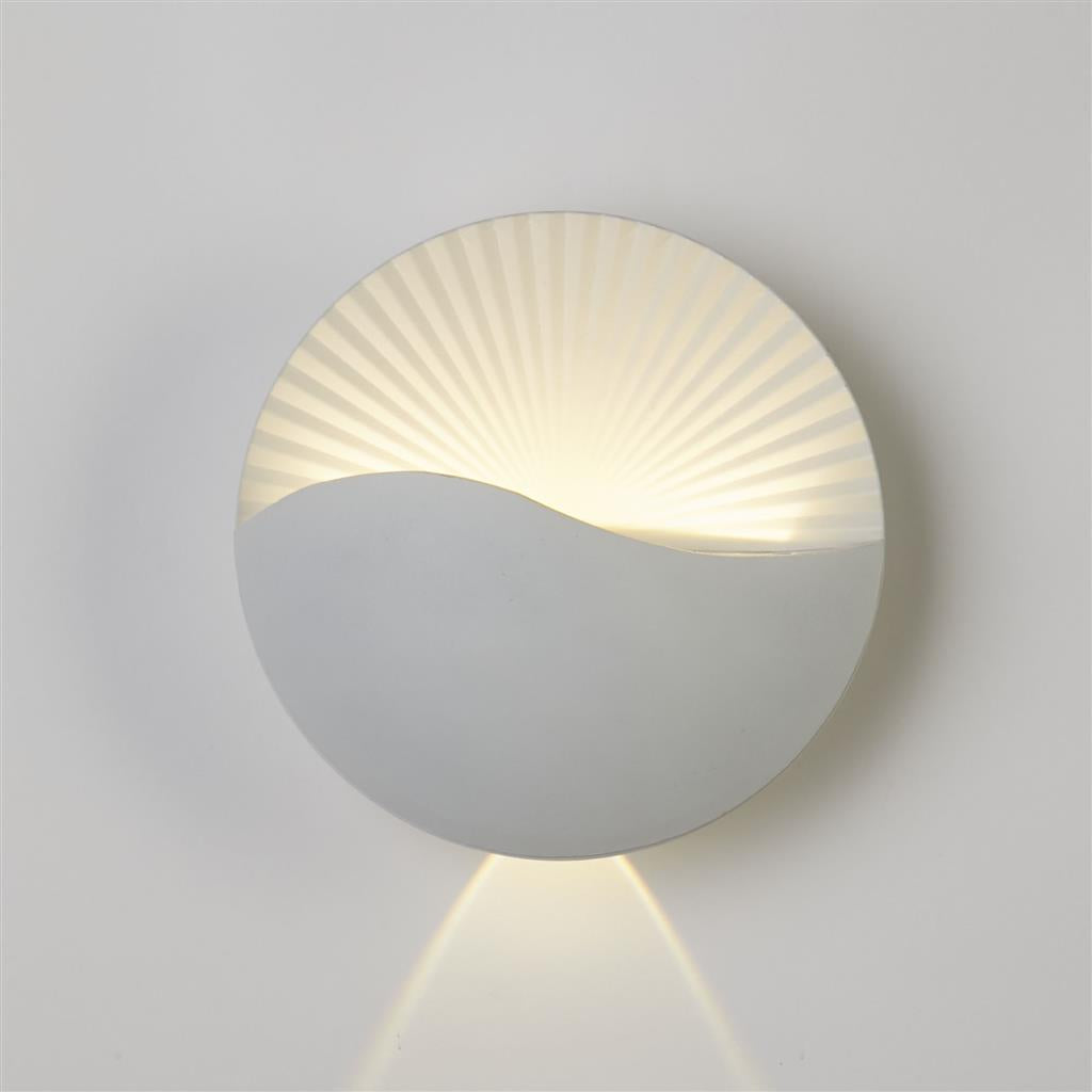 Sunrise White Wall Light