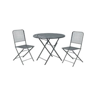 Bistro 2 Seater Set in Grey