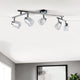 Jacey 5 Light Chrome Ceiling Spotlight Bar