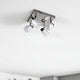 Jacey 4 Light Polished Chrome Ceiling Spotlight Plate