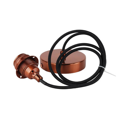 Contemporary Flex Pendant Fitting Copper