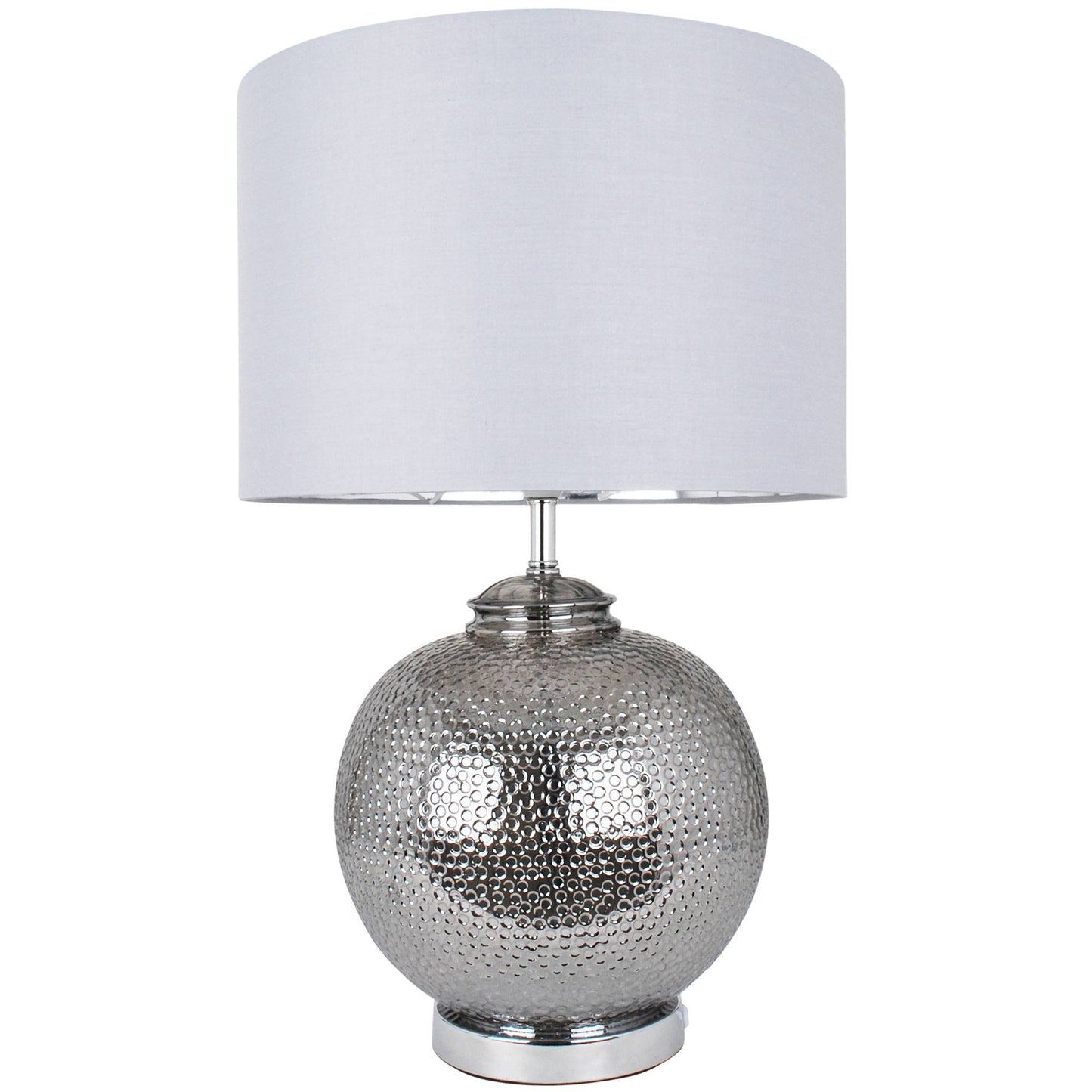 Specter 55cm Silver Glass Table Lamp