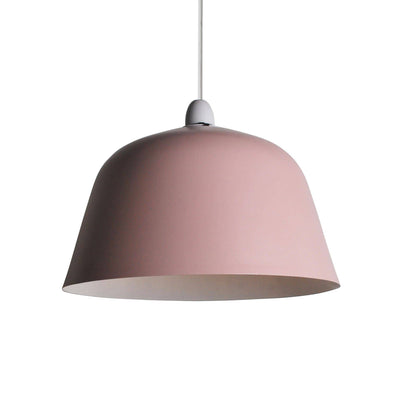 Olly Blush Pink Metal Dome 30cm Pendant Shade