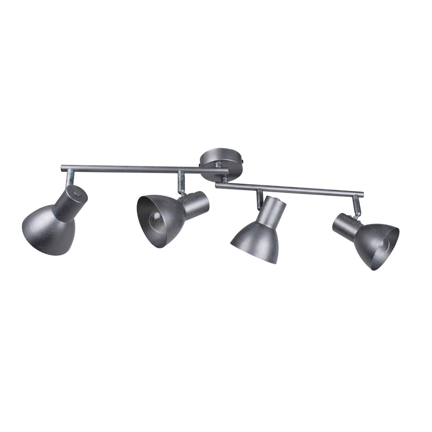 Idris Brushed Pewter 4 Light Spotlight Ceiling Bar