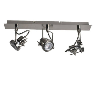 Sage Satin Nickel 3 Light Ceiling Spotlight Bar