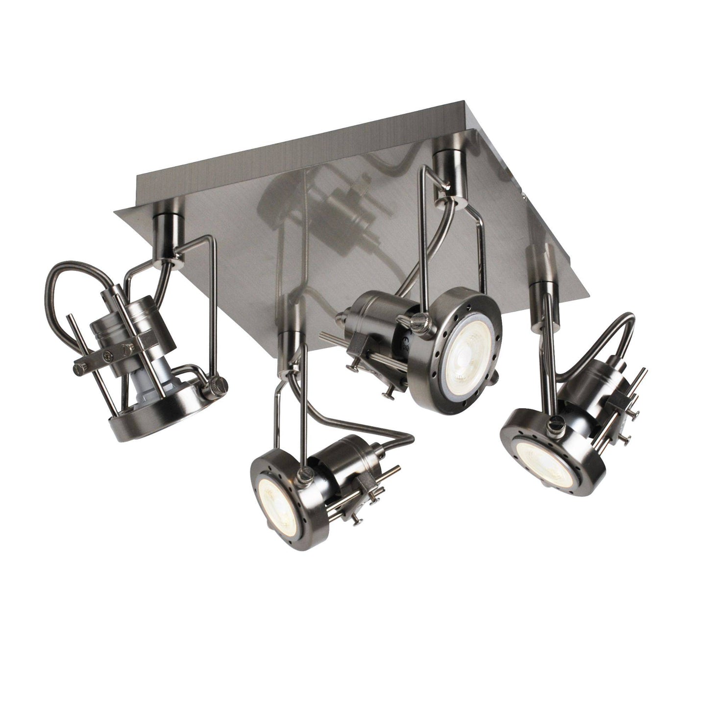 Sage Satin Nickel 4 Light Ceiling Spotlight Plate