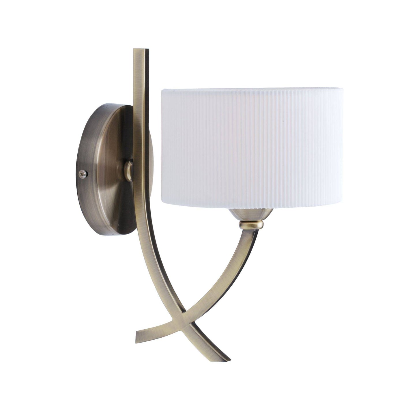 Justina Antique Brass Wall Light
