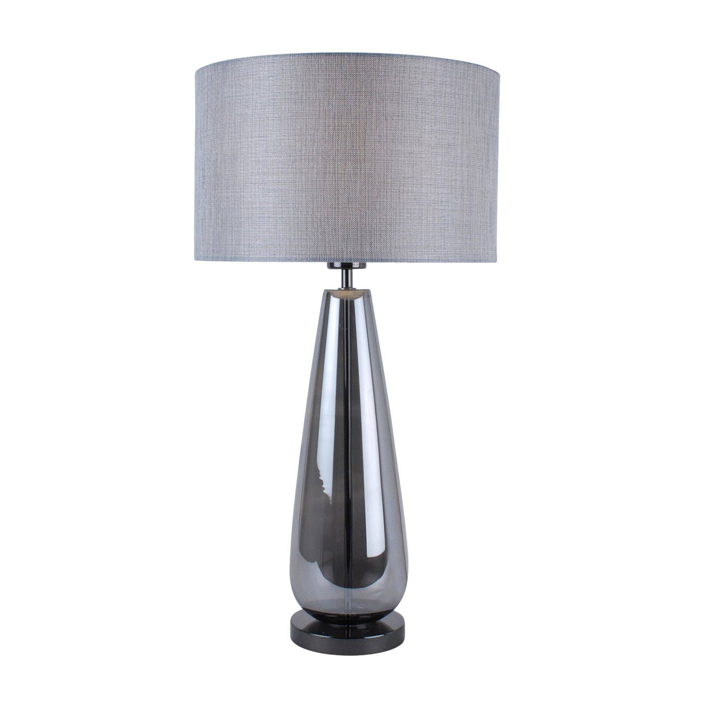 Tulisa Tall Smoked Glass 63cm Table Lamp