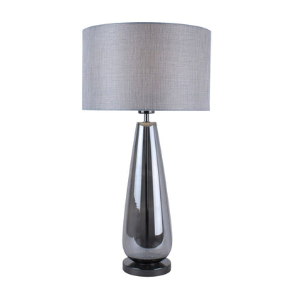Tulisa Tall Smoked Glass Table Lamp