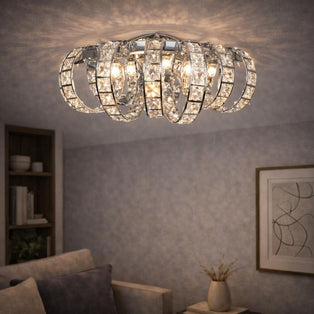 Shakira Polished Chrome & Crystal LED Wall Light