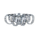 Shakira Polished Chrome & Crystal LED Wall Light