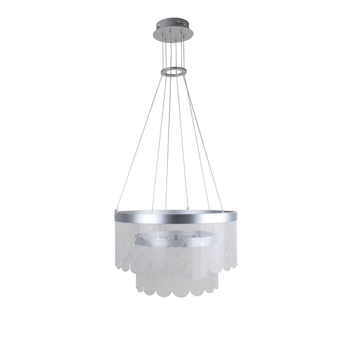 Letzia 2 Light Tiered Scallop LED Pendant Ceiling Light