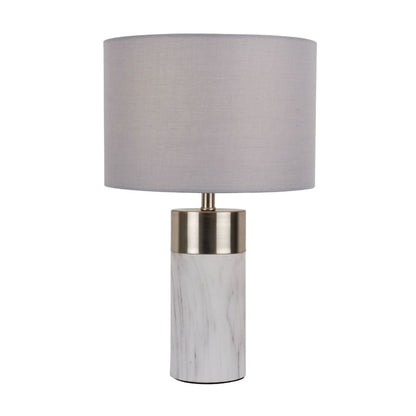Devota 1 Light 2 Toned Grey Table Lamp
